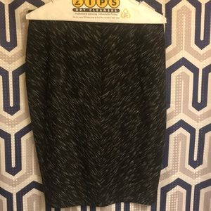 Black/White Spandex skirt